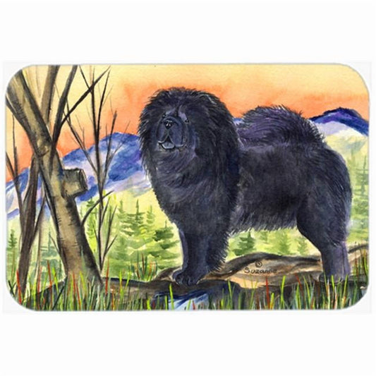 Caroline's Treasures Chow Chow Glass Cutting Board Large