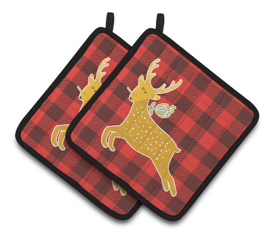 Deer Pair of Pot Holders