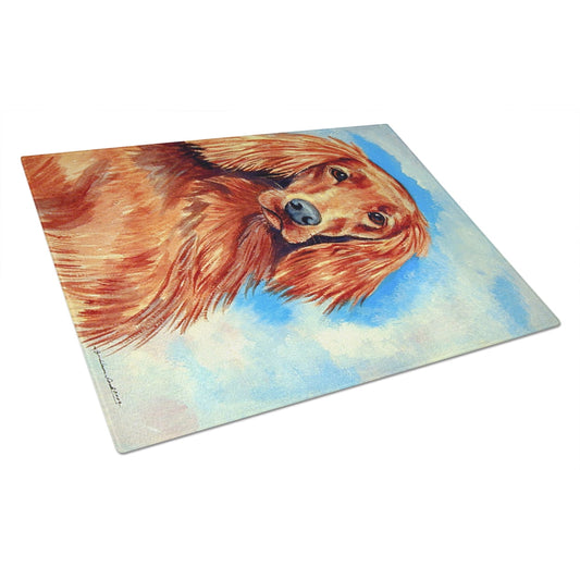 Irish Setter Glass Cutting Board Large