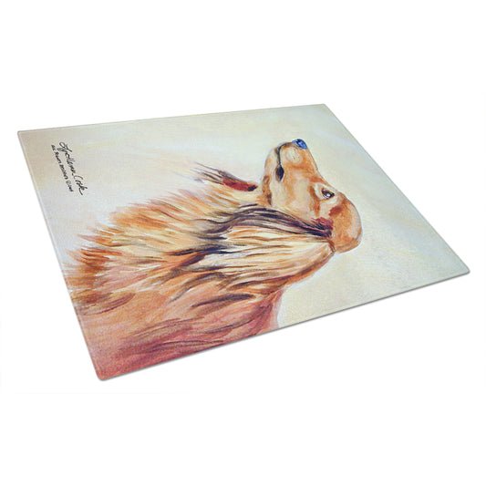 Carolines Treasures 7240LCB Dachshund Glass Cutting Board Large, 12H x 16W, multicolor