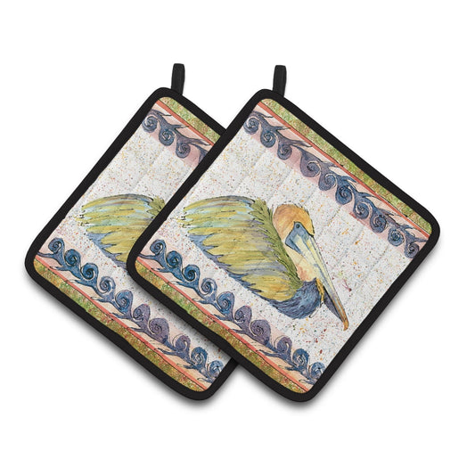 Bird - Pelican Pair of Pot Holders