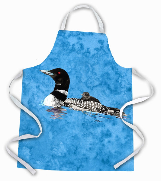Carolines Treasures 8718APRON Momma and Baby Loon Apron Large multicolor