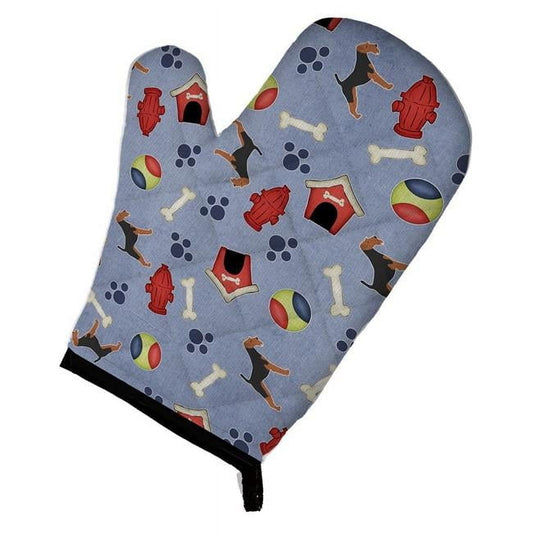 Welsh Terrier Dog House Collection Oven Mitt