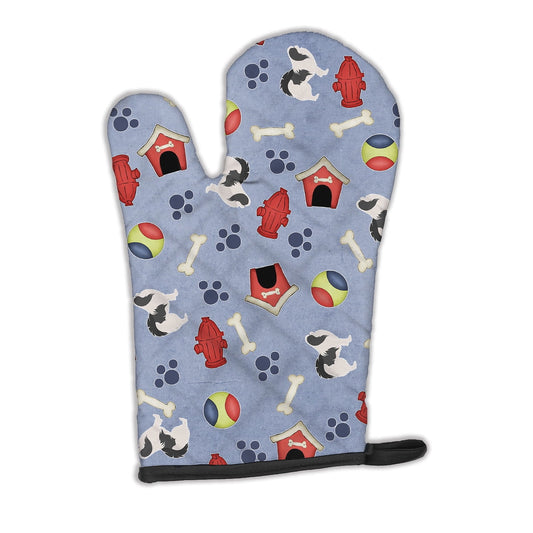 Japanese Chin Dog House Collection Oven Mitt
