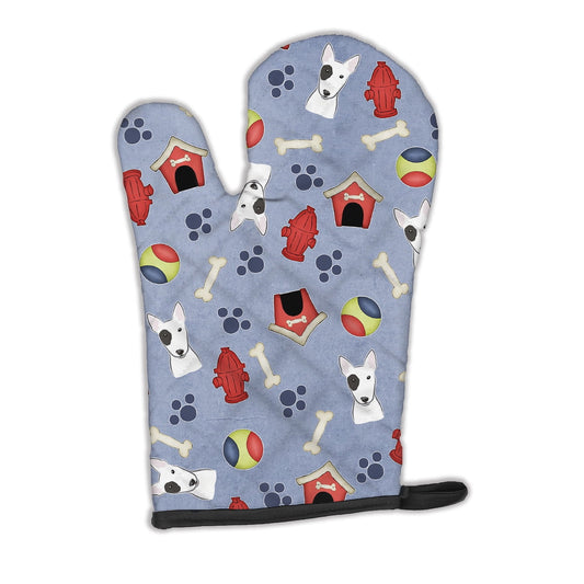 Carolines Treasures BB3988OVMT Dog House Collection Bull Terrier Oven Mitt Large multicolor