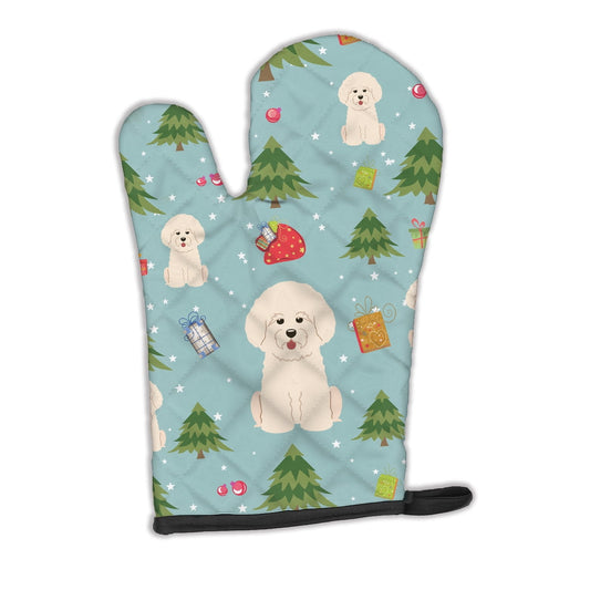 Christmas Bichon Frise Oven Mitt