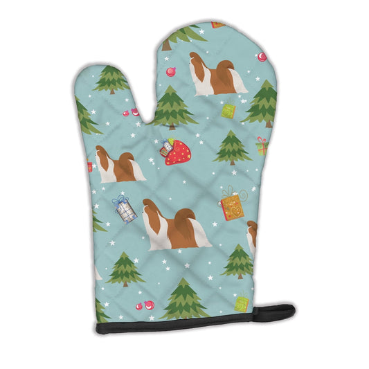 Christmas Shih Tzu Oven Mitt