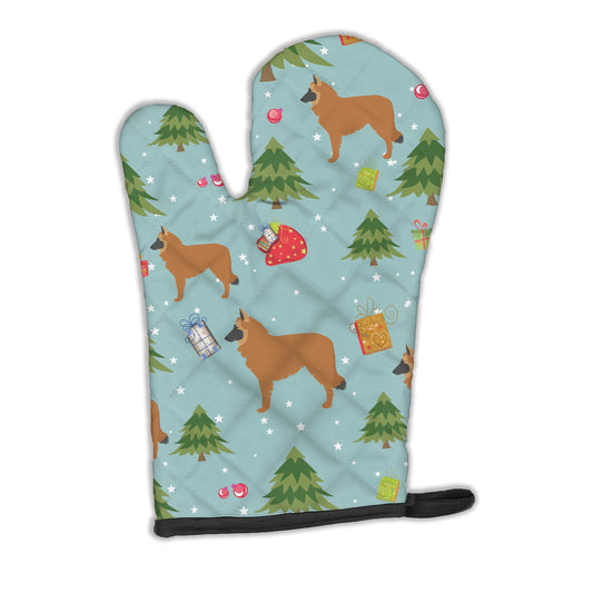 Christmas Belgian Shepherd Oven Mitt