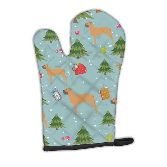 Christmas Bullmastiff Oven Mitt
