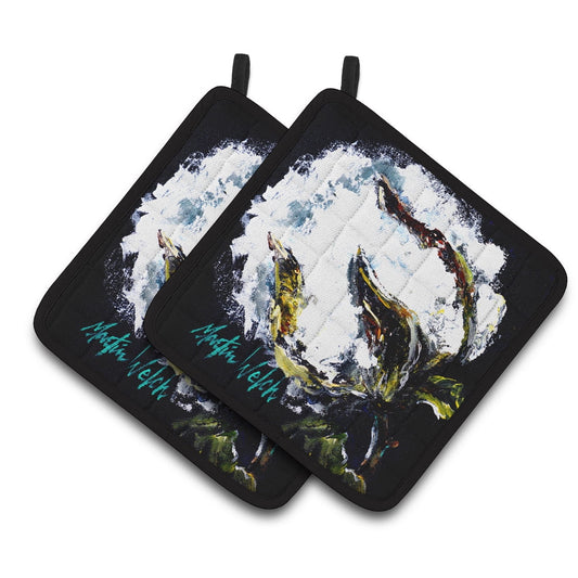 Carolines Treasures MW1353PTHD That Boll Cotton Pair of Pot Holders , 7.5HX7.5W, multicolor