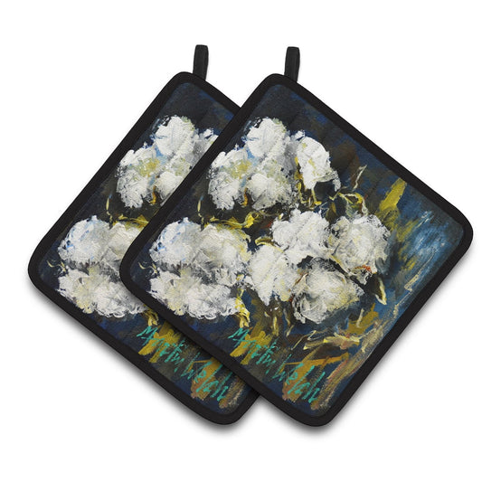 Carolines Treasures MW1357PTHD Three Boll Cotton Pair of Pot Holders