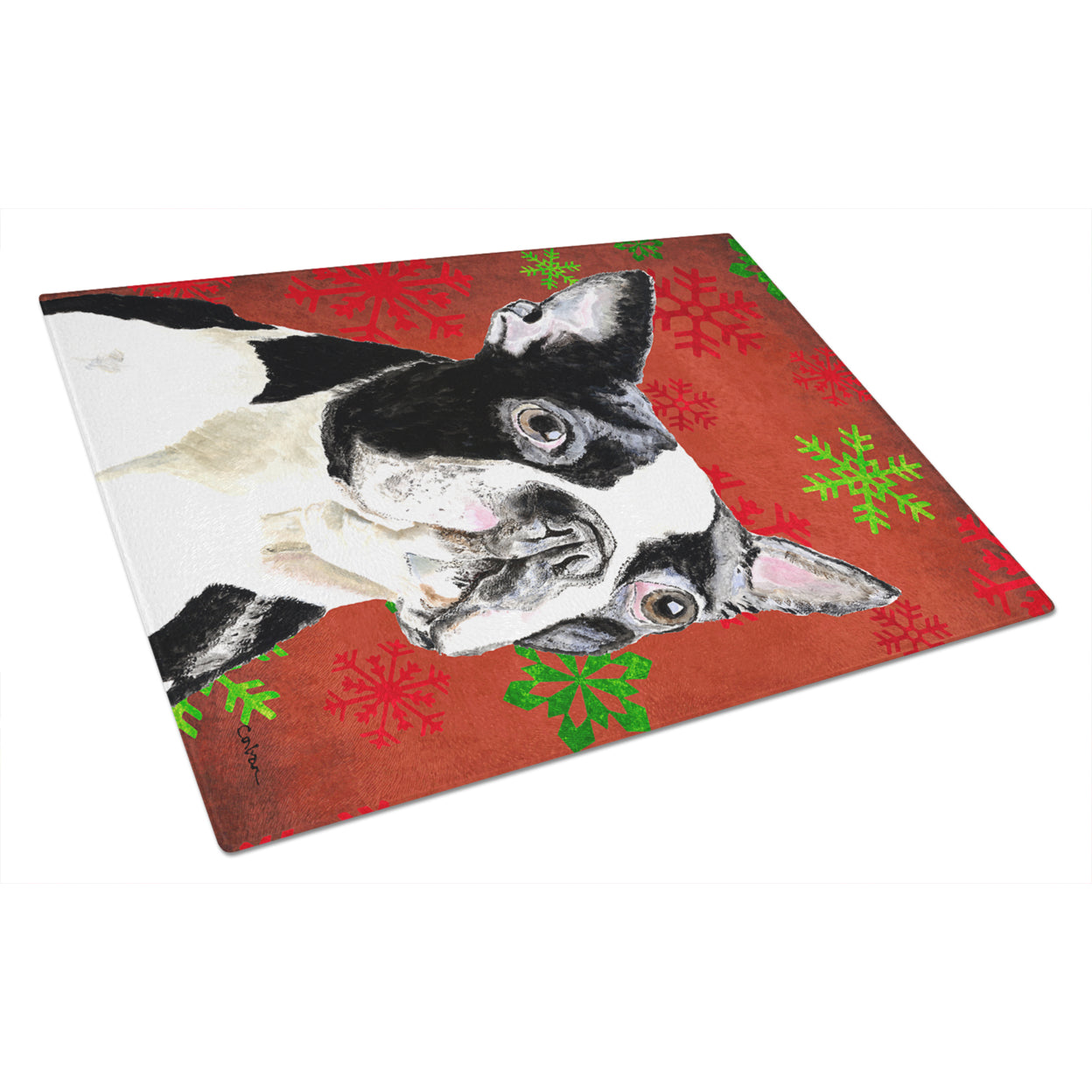 Caroline's Treasures Cutting Boards & Butcher Blocks Tempered Glass 12 inch H Ã— 0.15 inch W Ã— 15 inch L Multicolor