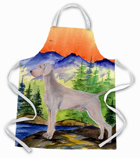 Carolines Treasures SS8267APRON Weimaraner Apron Large multicolor