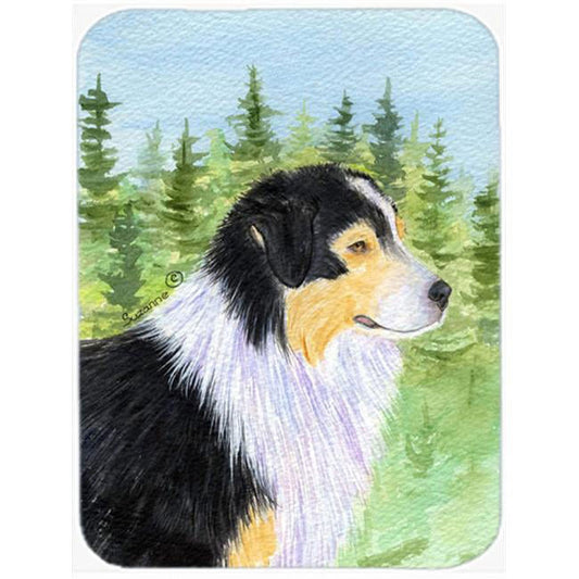 Carolines Treasures SS8316LCB Australian Shepherd Glass Cutting Board Large, 12H x 16W, multicolor