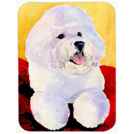 Carolines Treasures SS8921LCB Bichon Frise Glass Cutting Board Large, 12H x 16W, multicolor