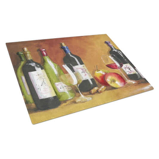 Carolines Treasures TMTR300ALCB Wine by Malenda Trick Glass Cutting Board Large, 12H x 16W, multicolor