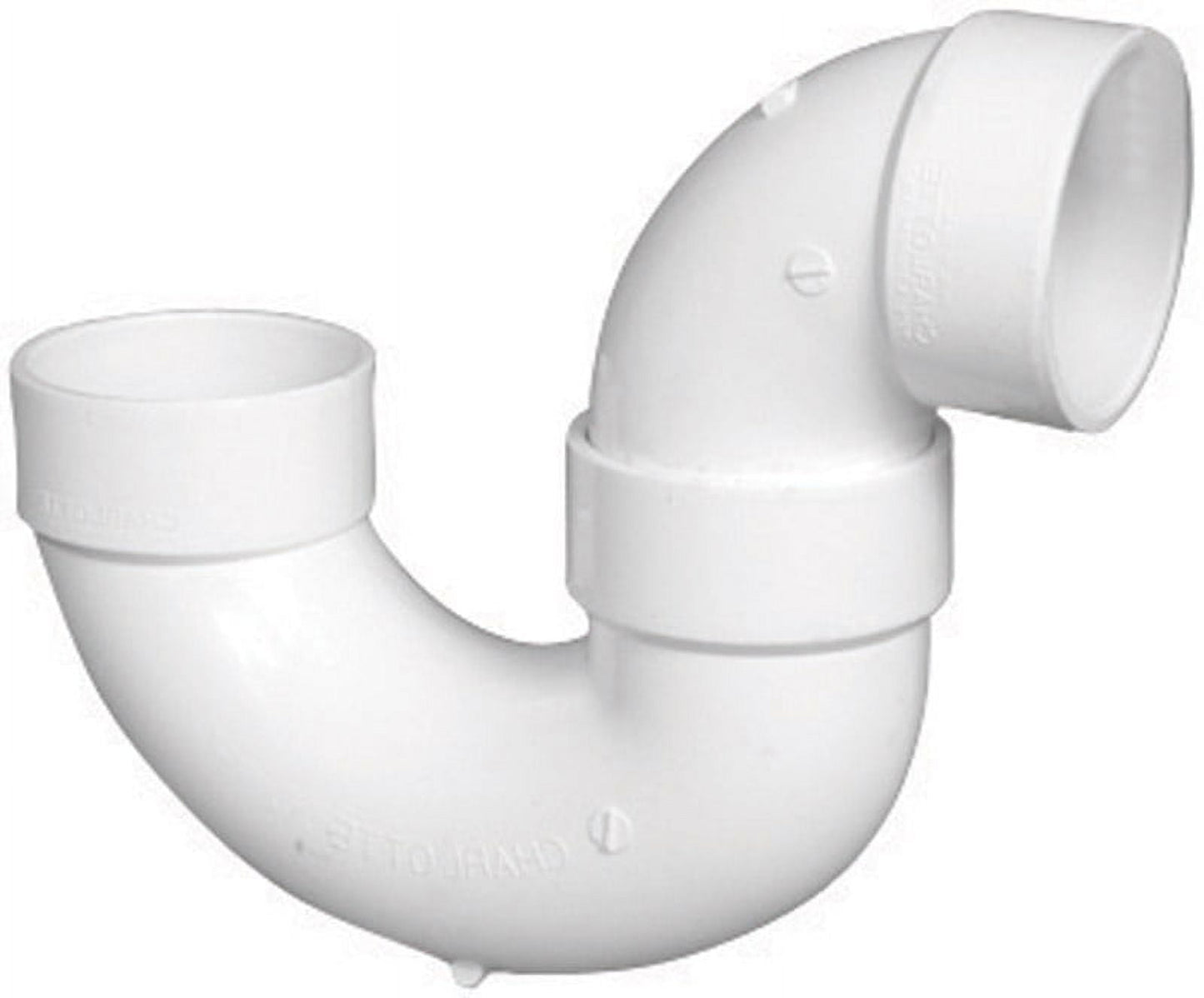 Charlotte Pipe Schedule 40 3 in. Hub x 3 in. Dia. Hub PVC P-Trap