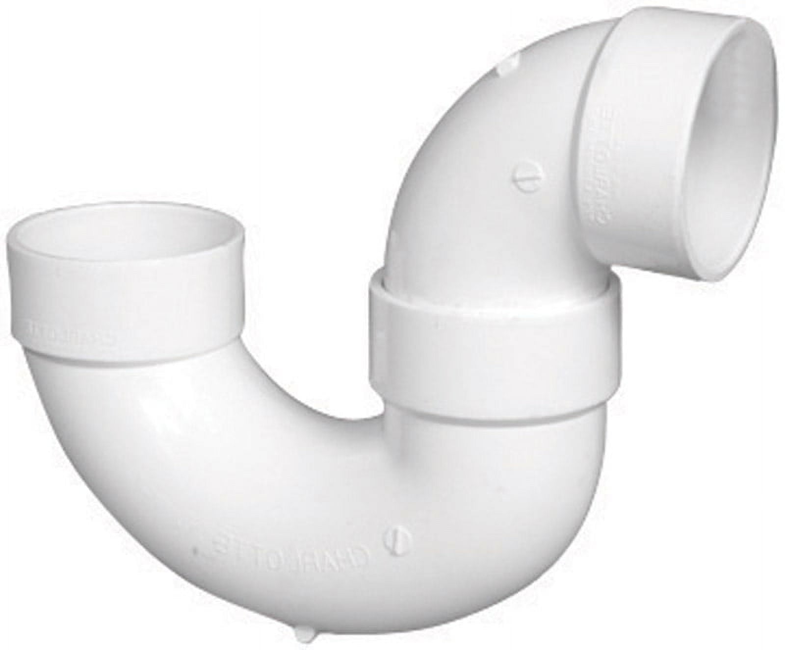 Charlotte Pipe Schedule 40 3 in. Hub x 3 in. Dia. Hub PVC P-Trap