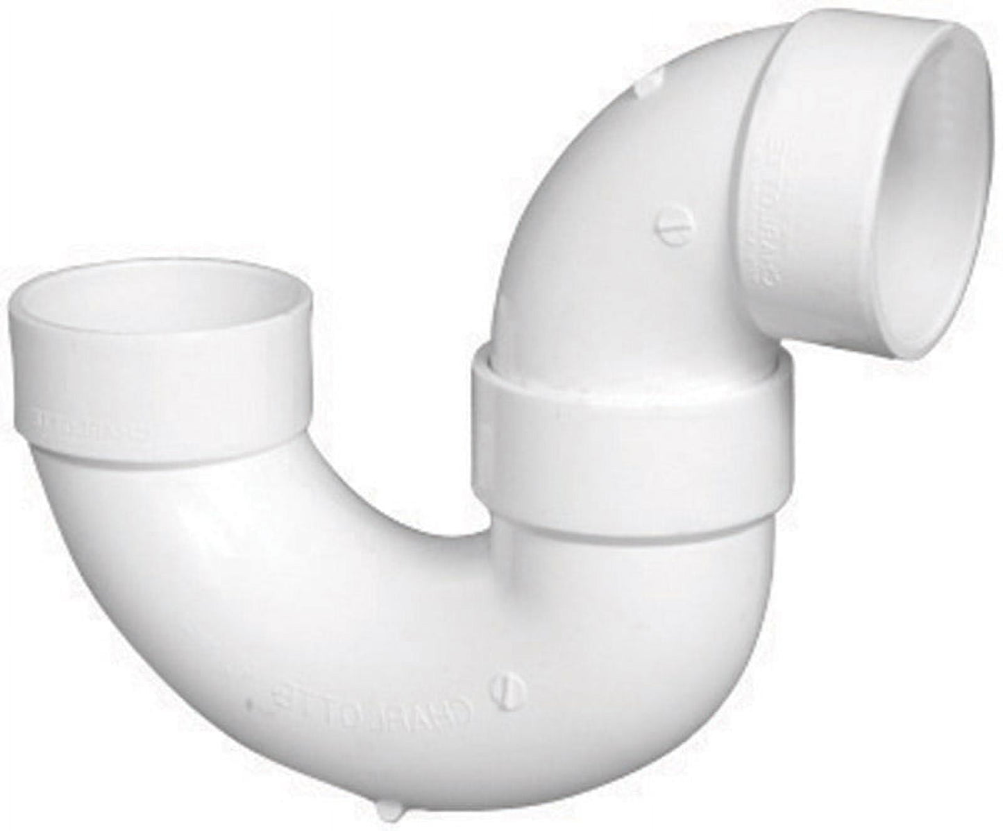 Charlotte Pipe Horario 40 Hub de 4 Pulg. x Hub de 4 Pulg. de DiÃ¡metro Trampa P de PVC