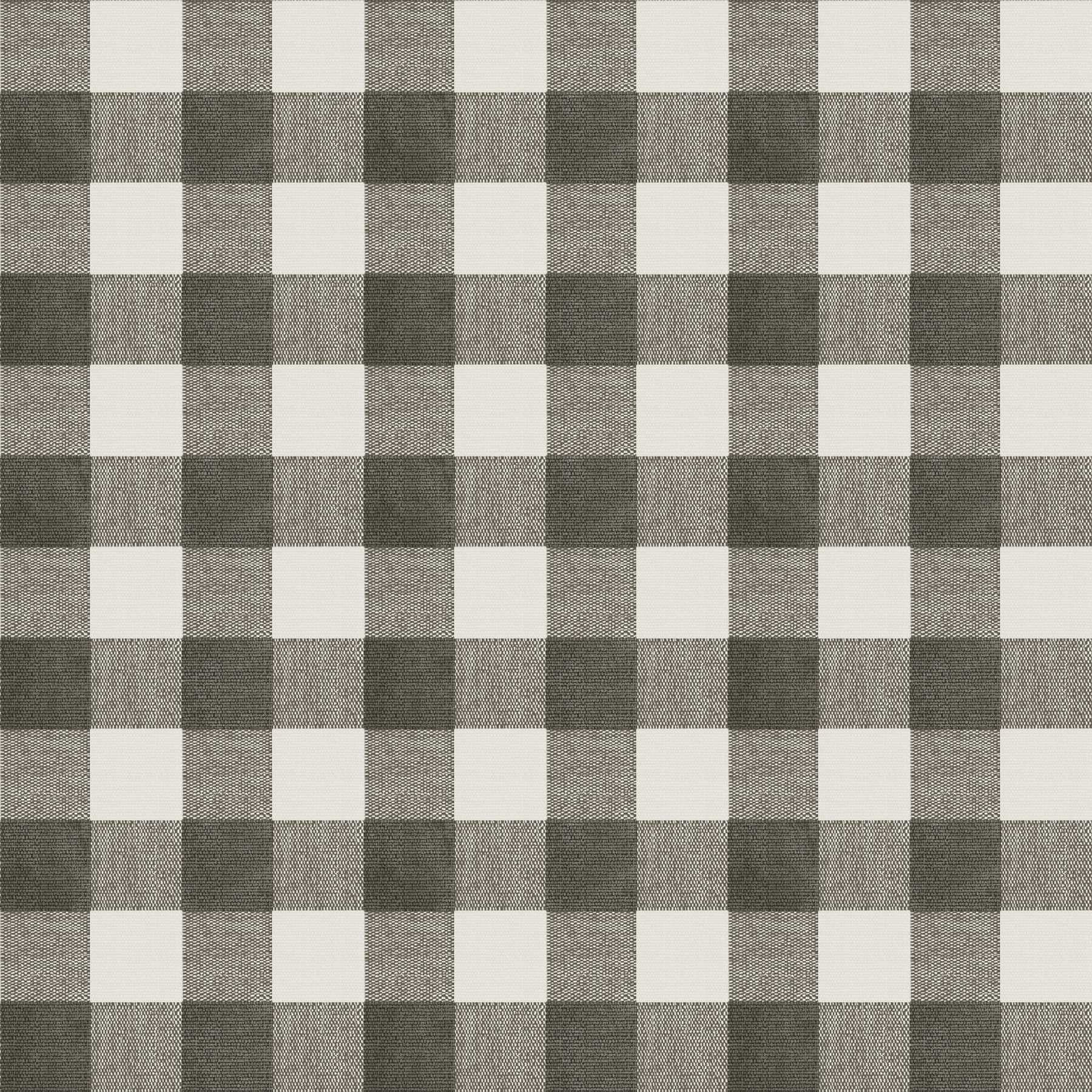 Chesapeake Claire Black Gingham Wallpaper