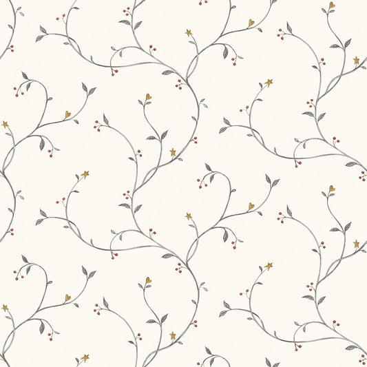 Chesapeake Kurt Black Tin Star Trail Prepasted Non Woven Blend Wallpaper, 20.5-in by 33-ft, 56.4 sq. ft.