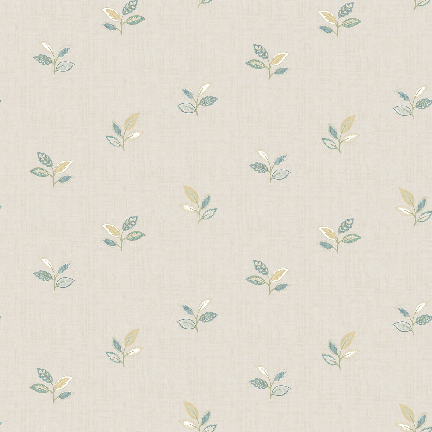 Chesapeake Leigh Yellow Leaf Wallpaper