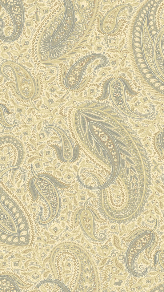 Chesapeake Nathaniel Beige Modern Paisley Wallpaper
