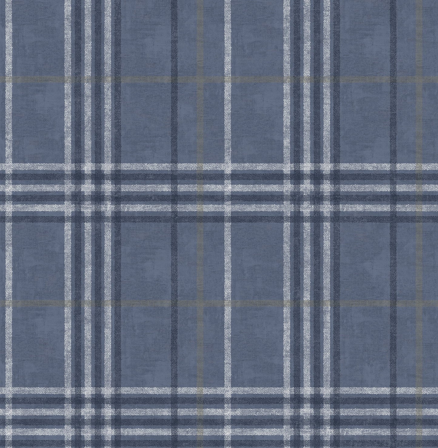 Chesapeake Rockefeller Navy Plaid Unpasted Non Woven Wallpaper, 20.5-in by 33-ft, 56.4 sq. ft.