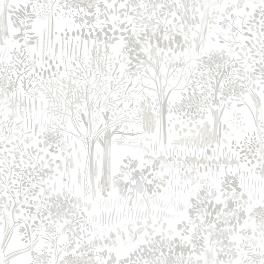 Chesapeake Walden Grey Forest Wallpaper