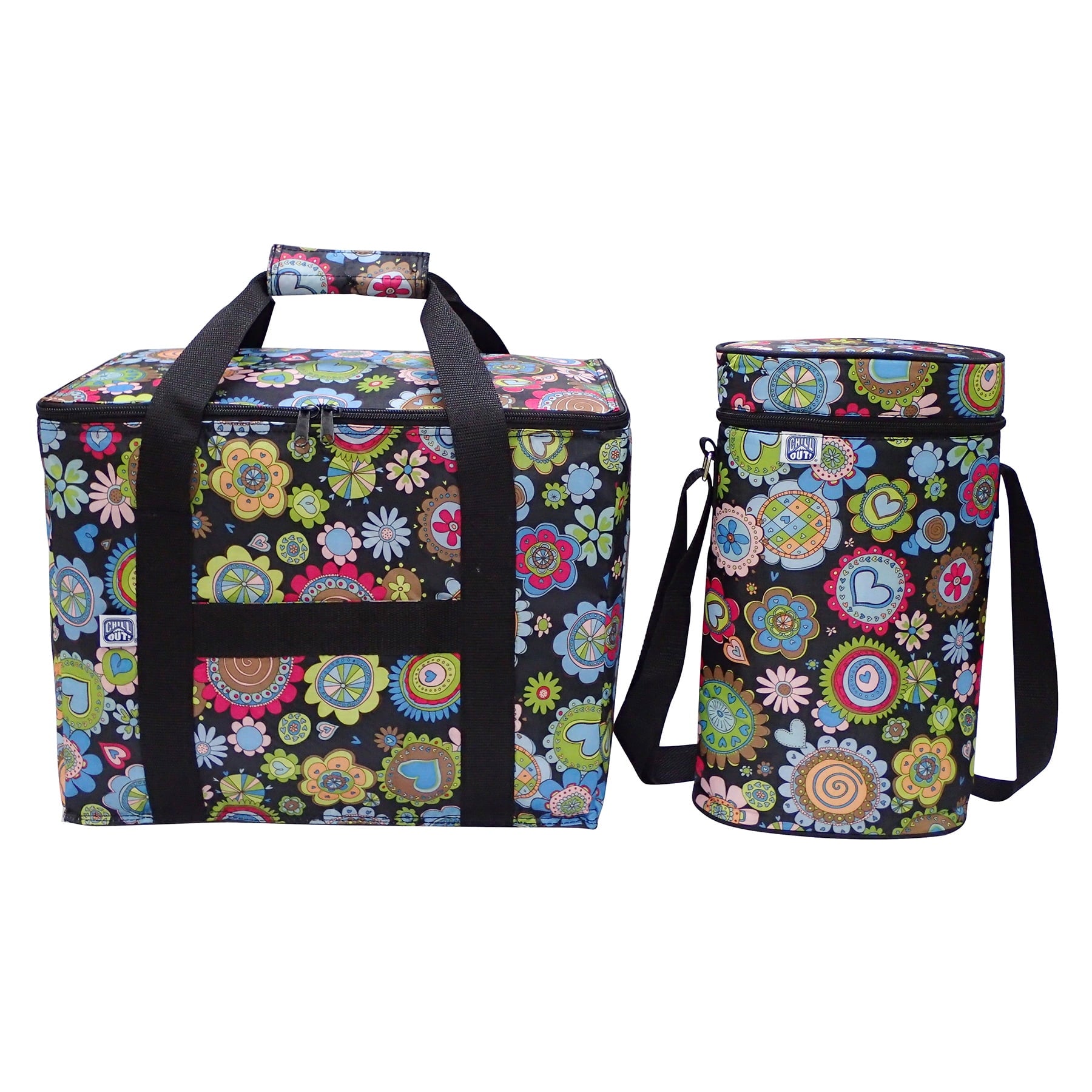 Chill Out! Wine Tote and 30 cans Soft Side Cooler Set