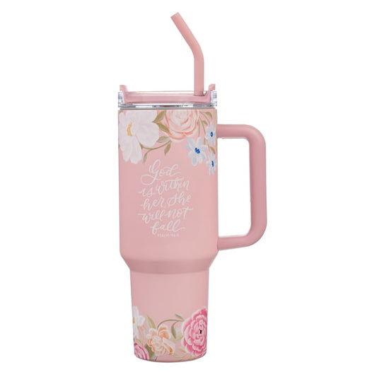 Christian Art Gifts Large Stainless Steel Insulated Travel Mug Tumbler for Women: Love Is Patient Inspirational Scriptur, (Hardcover)