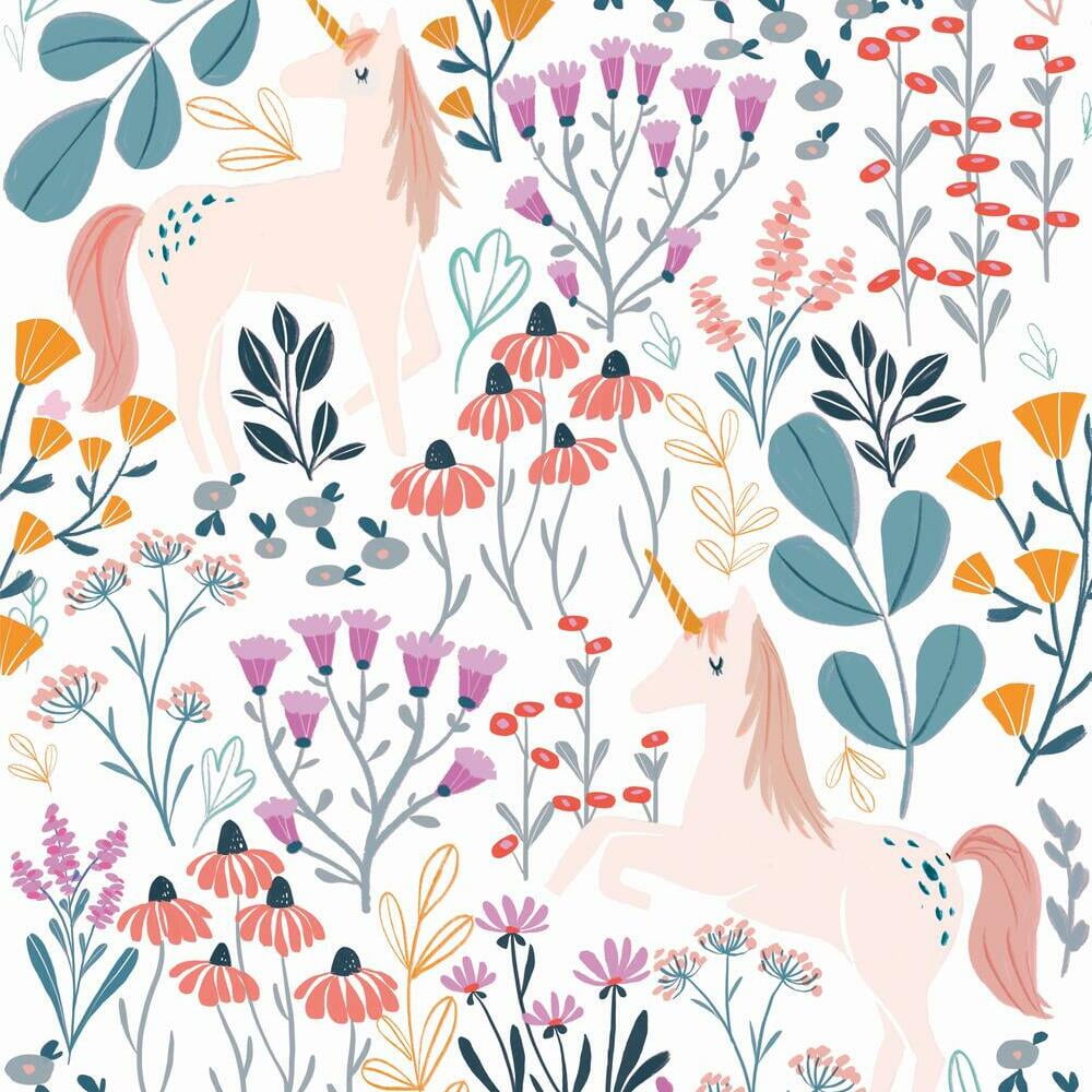 Clara Jean Unicorn Paradise Peel & Stick Wallpaper