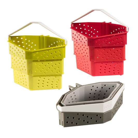 Collapsible 3 Piece Cooker Set