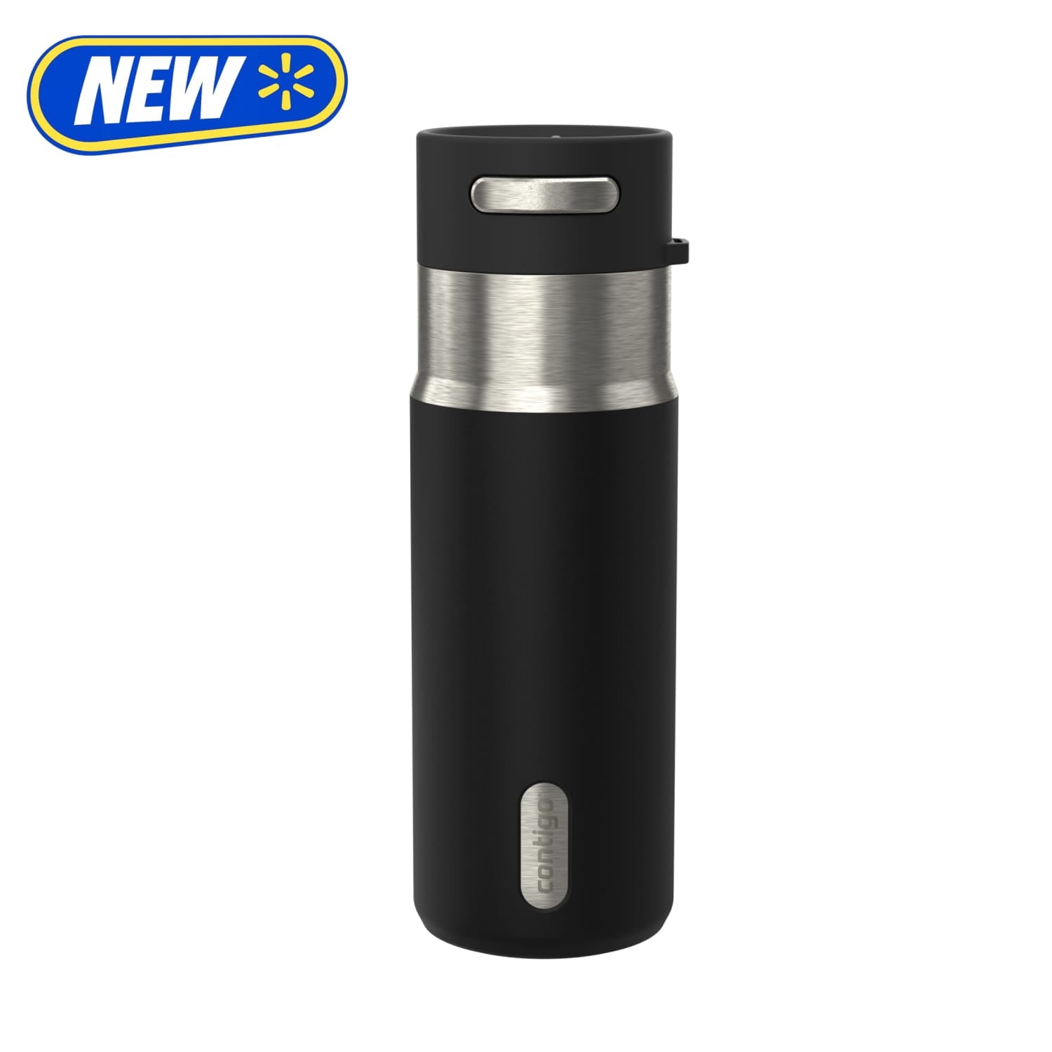 Contigo Water Bottle, 18 Oz, Stainless Steel, Vacuum Insulated Leakproof, AutoSeal Lid, Licorice