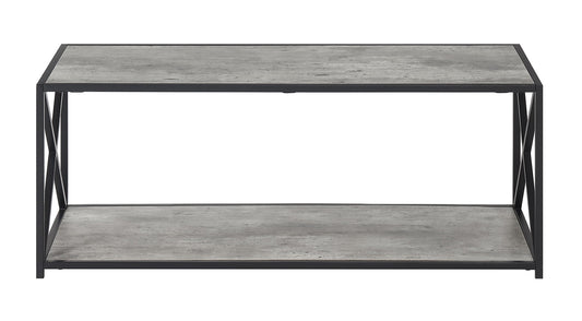 Convenience Concepts Tucson Coffee Table in Faux Birch Gray Wood Finish