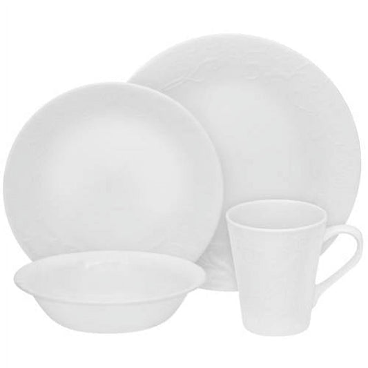 Corelle Juego de Vajilla en Relieve Bella Faenza de 16 Piezas