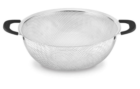 Cuisinart 11.1 in Stainless Steel 5 qt Food Colanders, Non-Handled 5 Quart Colander