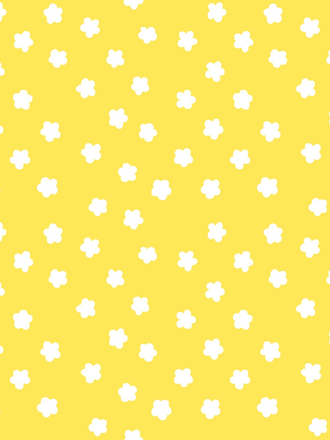 Daisy Removable Vinyl Wallpaper by Barbie - Yellow