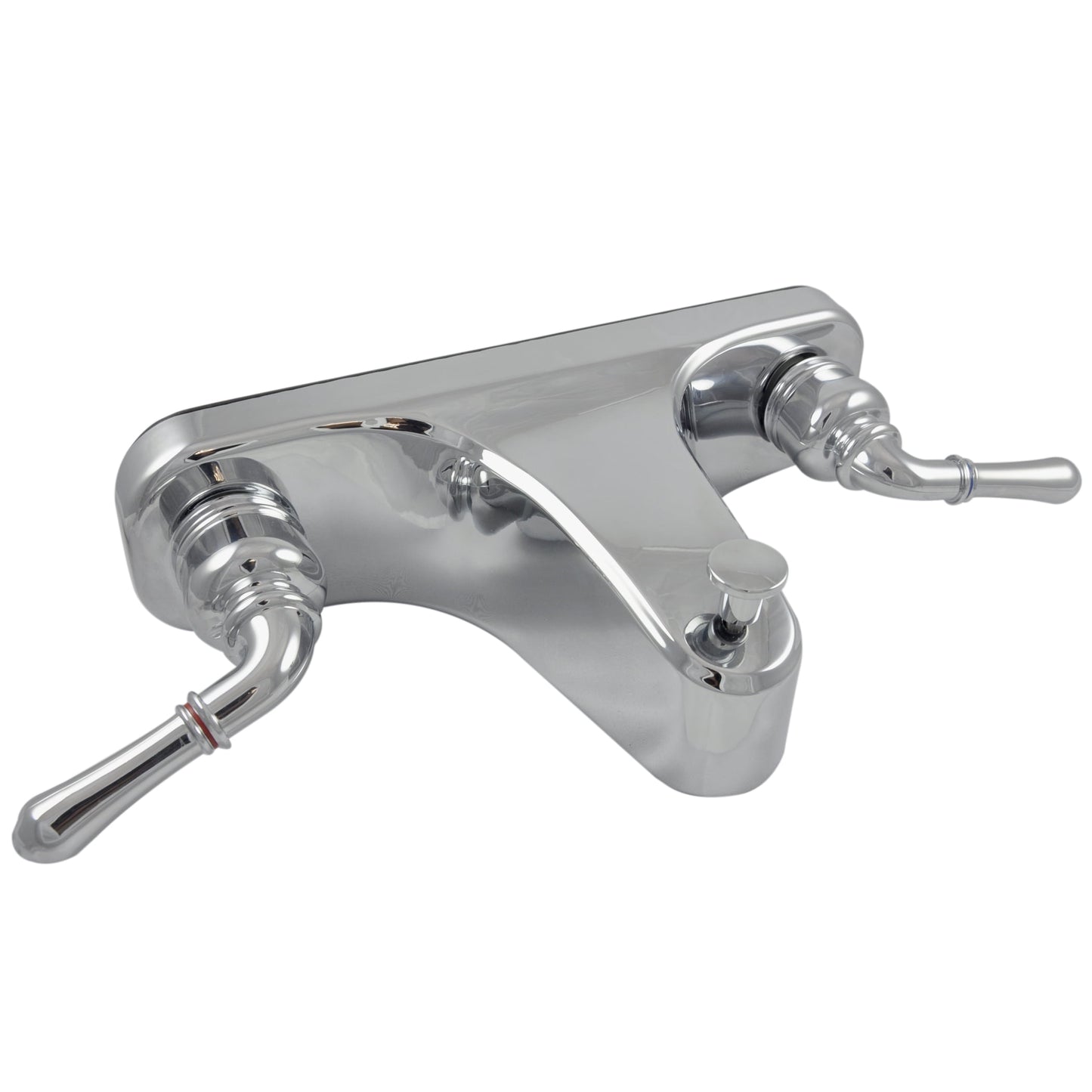 Danco Grifo de Tina/ducha para BaÃ±o de Casa MÃ³vil Estilo Palanca de 8 Pulgadas con Juego Central en Cromo (10882X)