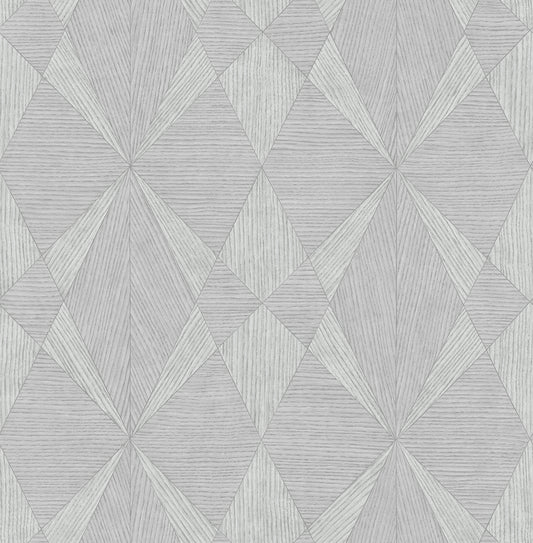 Decorline Intrinsic Grey Textured Geometric Wallpaper
