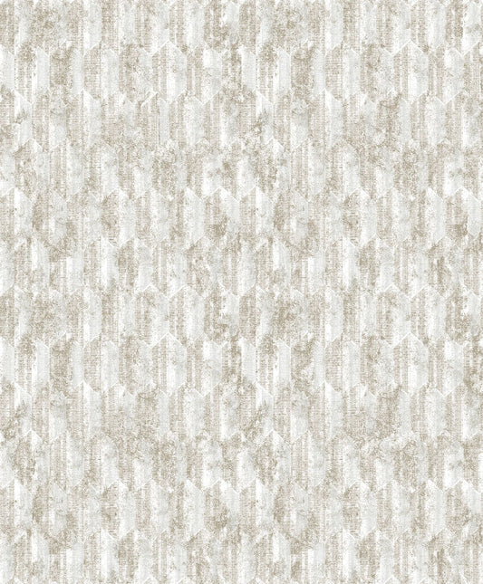Decorline Kendall Off-White Geometric Wallpaper