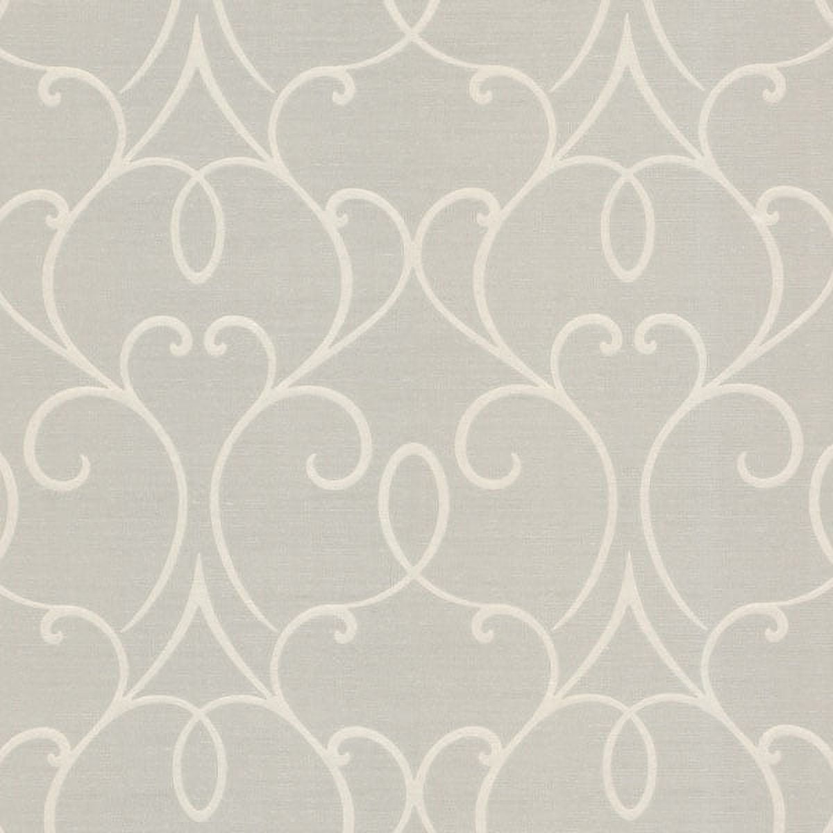 Decorline Mila Taupe Mini Classical Wallpaper, 20.5-in by 33-ft, 56.4 sq. ft