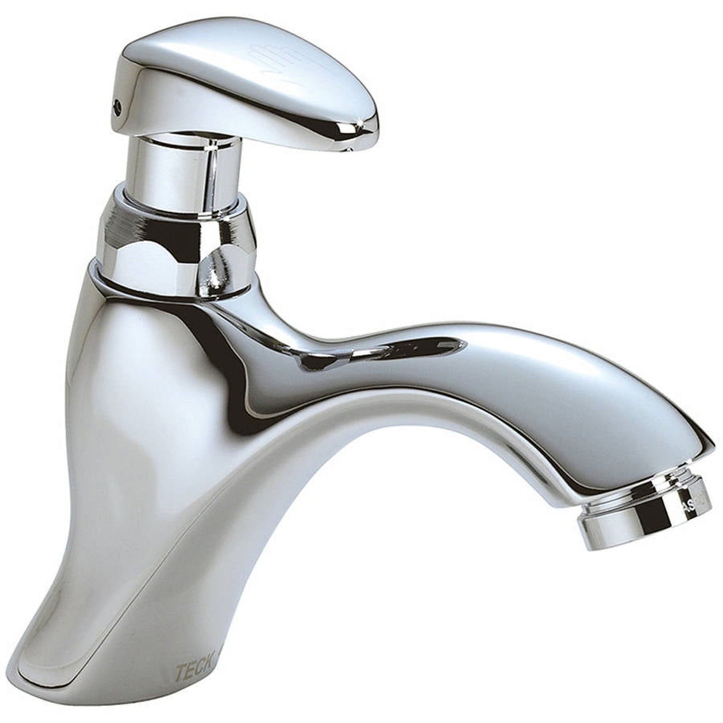 Delta Grifo de BaÃ±o de Cierre Lento con Medidor de un Solo Orificio en Cromo 87T105