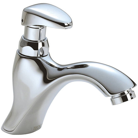 Delta Grifo de BaÃ±o de Cierre Lento con Medidor de un Solo Orificio en Cromo 87T105