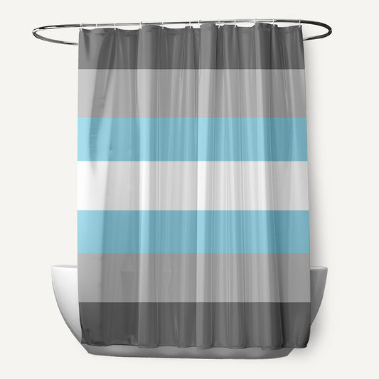 Demi Boy Flag Durable Poly Shower Curtain