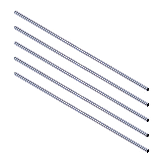 Design House 559146 72-inch Stainless Steel Shower Rod 5-Pack Polished Chrome