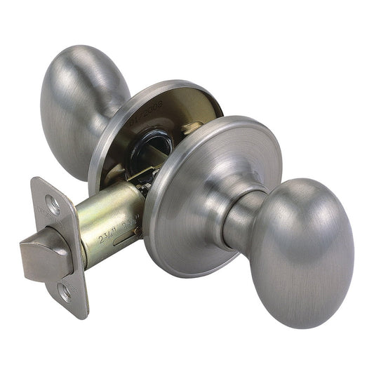 Design House 750489 Egg Passage Hall and Closet Door Knob Satin Nickel
