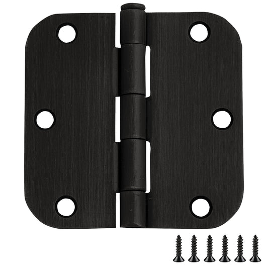 Design House 9-Pack 3.5" H x .625" Radius Butterfly Interior/Exterior Door Hinges, Oil Rubbed Bronze