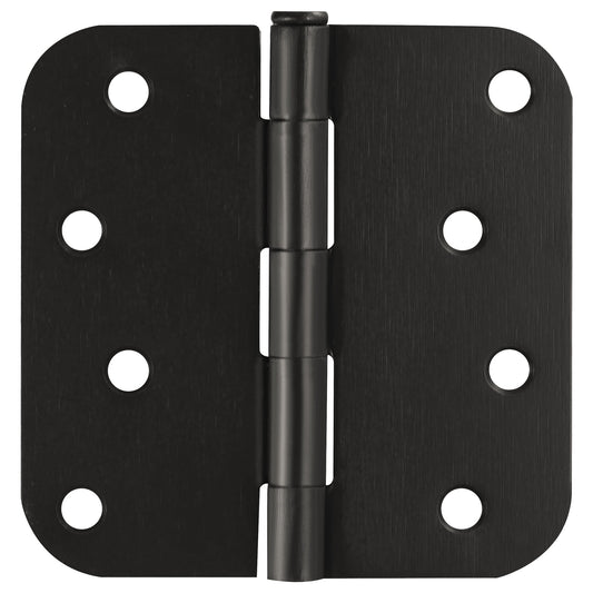 Design House 9-Pack 4" H x .625" Radius Butterfly Interior/Exterior Door Hinges, Oil Rubbed Bronze