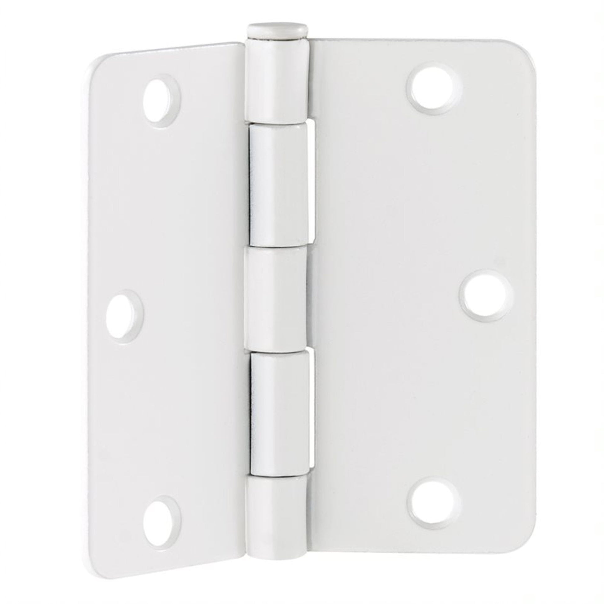 Design House 6-Pack 3.5" H x .25" Radius Butterfly Interior/Exterior Door Hinges, White